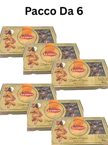 Datteri Deglet Nour d'Algeria La Nature 1kg - Qualità Superiore