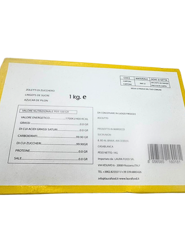 Zucchero di Qualità 1kg - In Zollette per Tè e Caffè