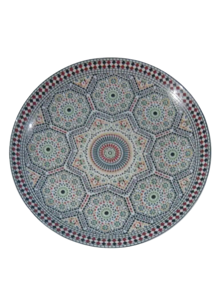 Piatto in ceramica Tous con motivo arabo 35 o 40 cm