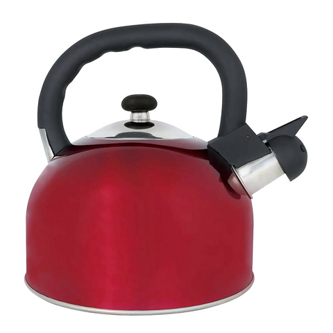 BOLLITORE IN ACCIAIO INOX DA 2,5L ROSSO