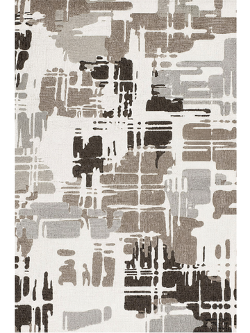 Tappeto Moderno Terra Naturale Taupe e Crema