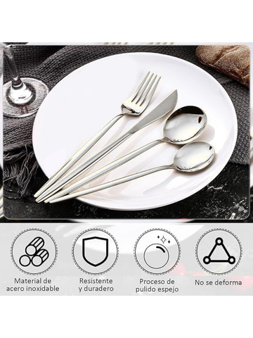 Set posate 36 pezzi in acciao ionox silver