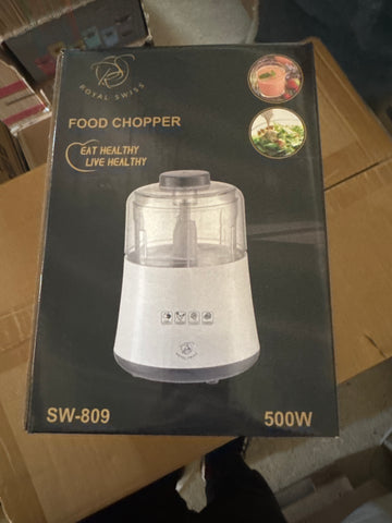 Hachoir Royal Swiss ® 500 W - Fruits secs, épices, viande 350 g - lame en acier durable