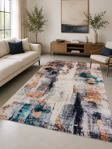 Tappeto Lavabile Moderno 200x300CM 200X350CM Salotto Casa