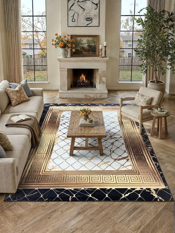 Zahiali Tappeto Lavabile 200×280 cm da Soggiorno Casa Arredo Moderno