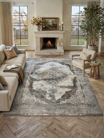 Zahiali Tappeto Lavabile 200×280 cm da Soggiorno Casa Arredo Moderno