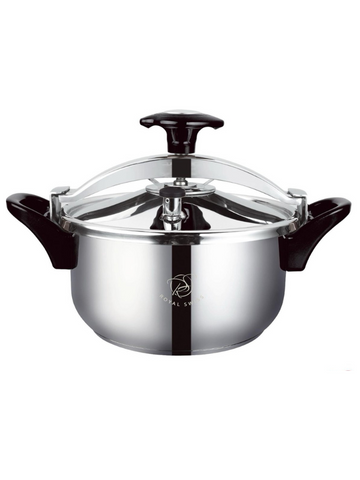 Royal Swiss Cocotte ® Pentola a Pressione Cocotte In Acciaio Inox