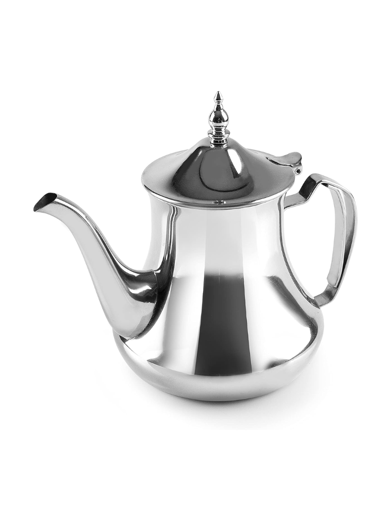 Berrad Atay argento in acciaio inox per tè marocchino