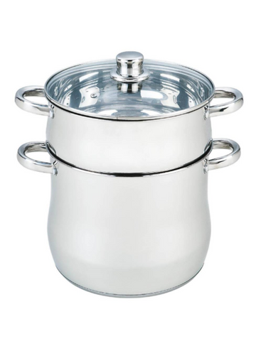 Couscoussiera Kamberg 3 In 1 - Pentola A Vapore In Acciaio Inox 22cm, 6L Per Tutti I Fuochi - Foto 9
