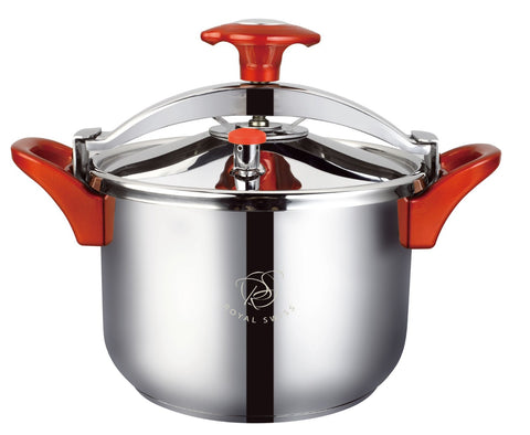 Royal Swiss Cocotte ® Autocuiseur et Cuiseur Vapeur 2 en 1 Inox 10L 