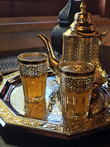 Set da Tè Atay Oro da the arabo te marocchino