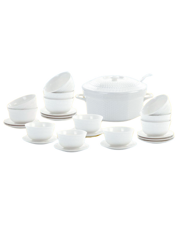 Set da zuppa 27 Pezzi in Porcellana Collezione Speciale