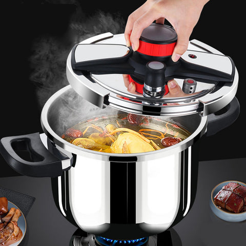 Royal Swiss Cocotte ® Pentola a pressione e cous cous 2 In 1 in acciaio inossidabile - Apertura automatica moderna - Capacità 10L - Qualità Premium Cottura Facile e Veloce