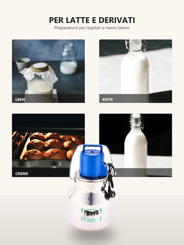Hallaba per latte lben kefir creme e frappe