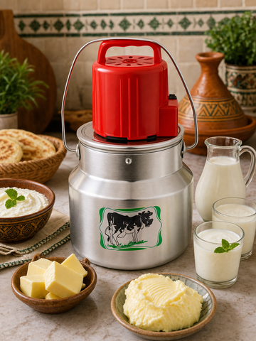 Hallaba per preparare burro lben raib e derivati del latte