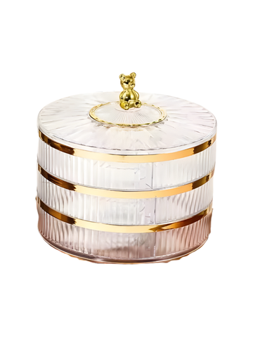 Set di Contenitori 3 Pezzi Premium Oro