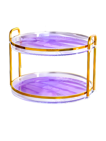 Vassoio Porta Dolci Da Portata Frutta Secca 2 Piani Scomparti