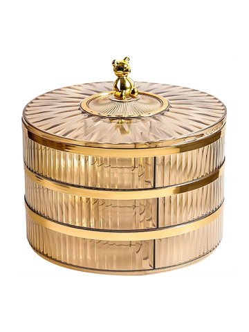 Set di Contenitori 3 Pezzi Premium Oro