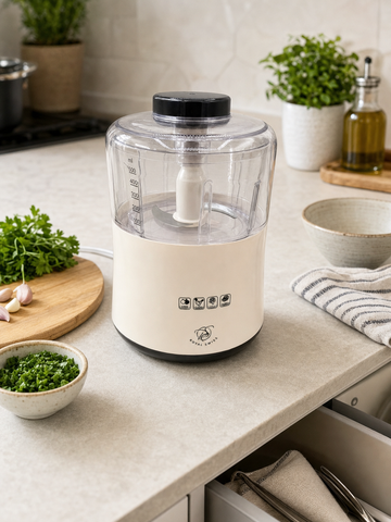Royal Swiss tritatutto compatto sul piano cucina per preparazioni veloci