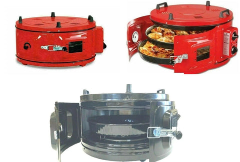 Itimat®  Griglia Elettrica Roster Forno Rotondo BBQ 32L DOPPIO Vassoio Mix Grill