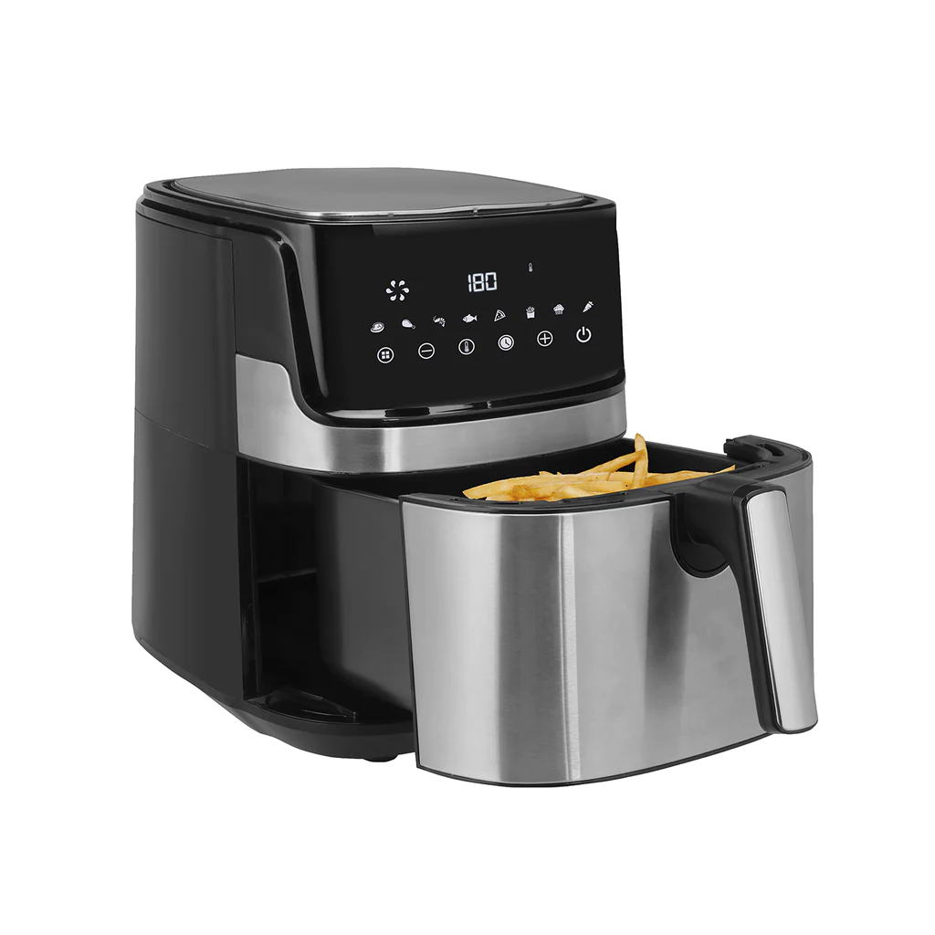Friggitrice ad Aria Royal Swiss 6,5L 1700W con 8 Programmi Touch
