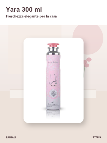 Yara Lattafa deodorante per ambienti 300 ml in casa elegante