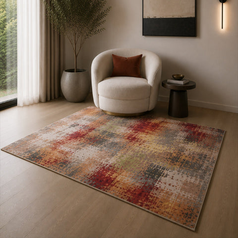 Tappeto Zahiali Fresco d'Autunno 200 x 300 cm ambientato in salotto