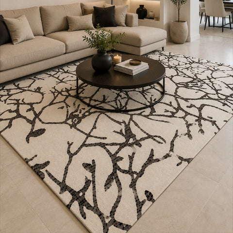 Tappeto Zahiali Ramo d'Inchiostro 200 x 300 cm ambientato in salotto